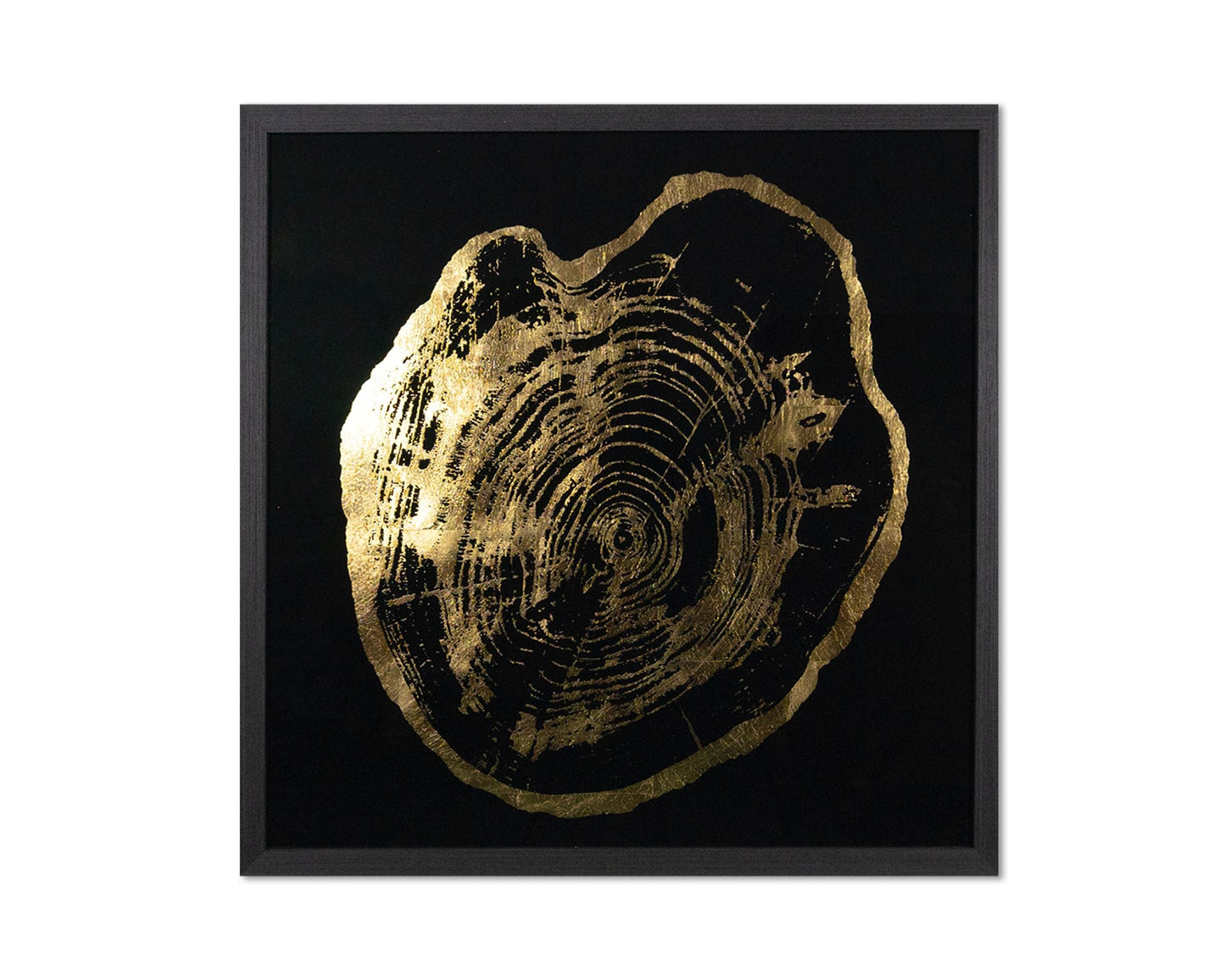 Time Lines (Set Of 4) - 30" X 30" - Charcoal Frame