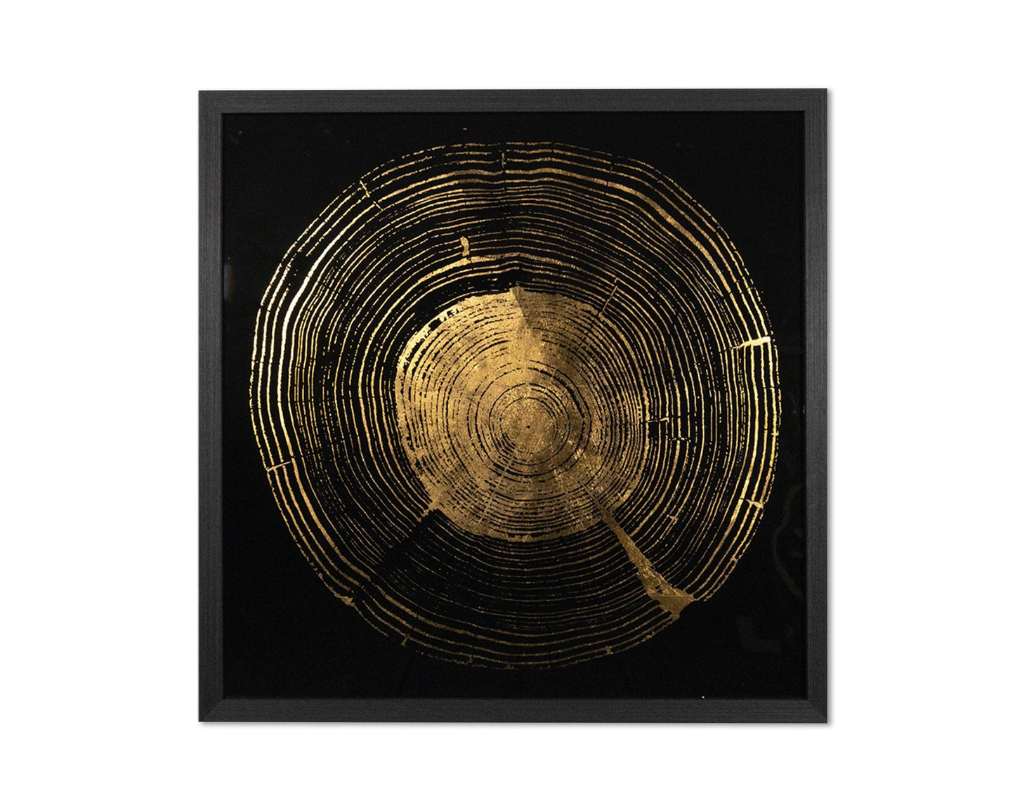 Time Lines (Set Of 4) - 30" X 30" - Charcoal Frame