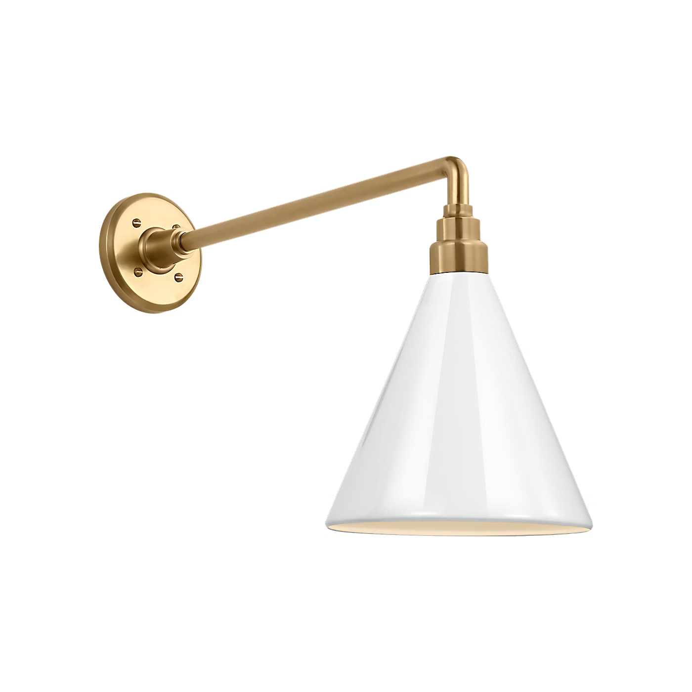 Academy 9" Mack Barn Light - Conical Savannah Shade by Visual Comfort