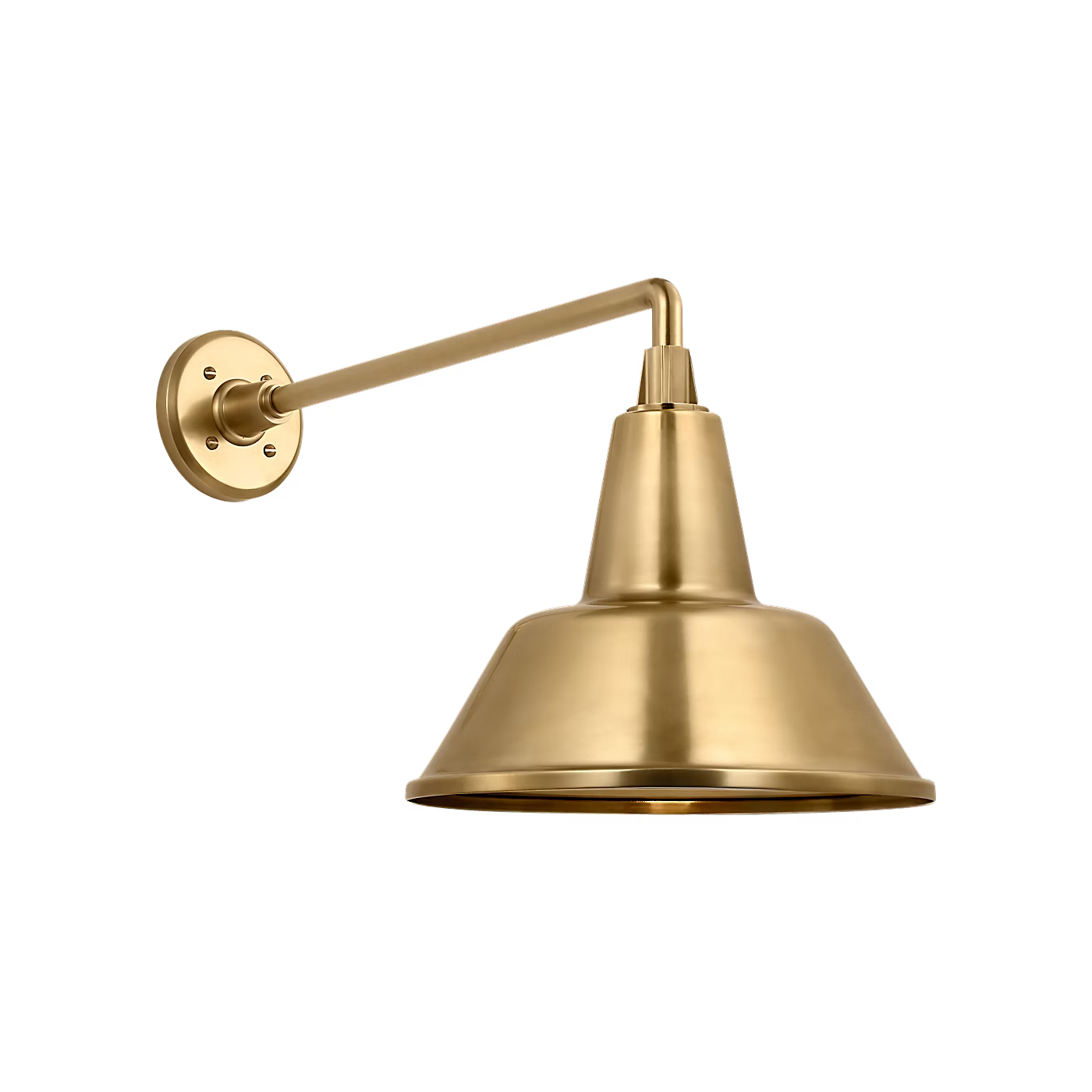 Academy 12.5" Mack Barn Light - Bowers Shade by Visual Comfort