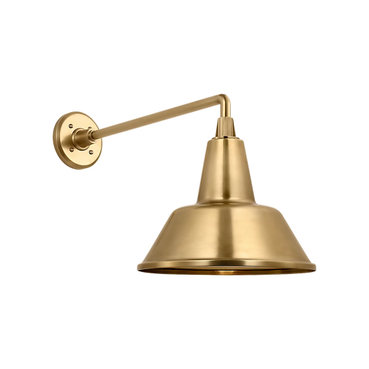 Academy 12.5" Mack Barn Light - Bowers Shade by Visual Comfort