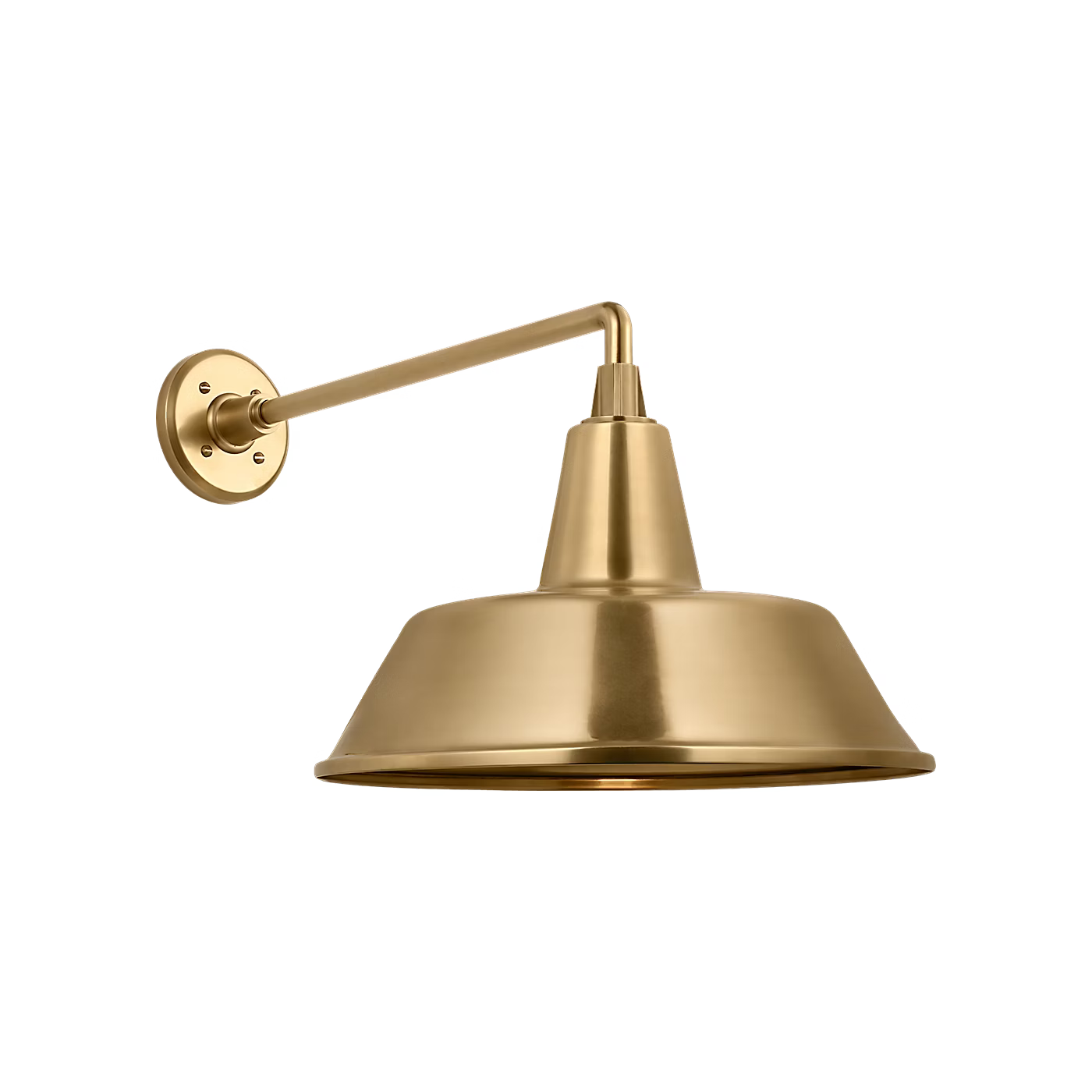 Academy 16" Mack Barn Light - Bowers Shade by Visual Comfort
