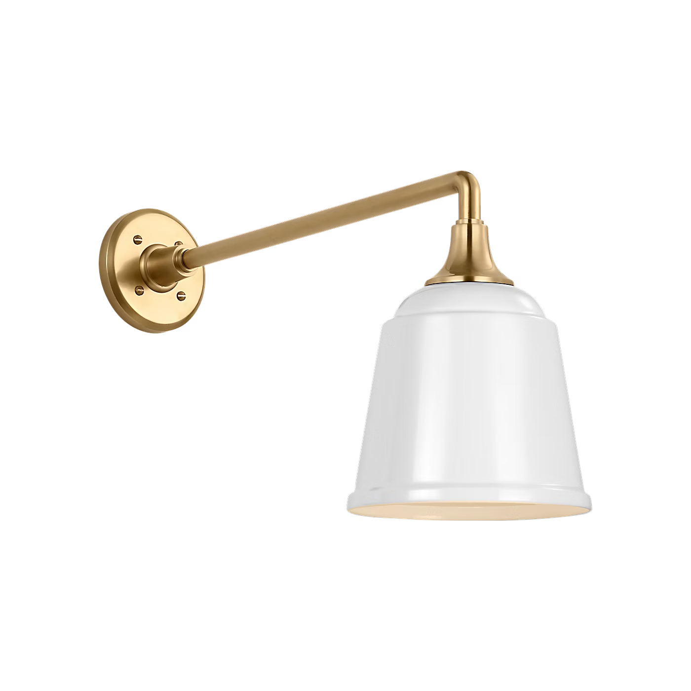 Academy 8" Mack Barn Light - Rockhouse Shade by Visual Comfort