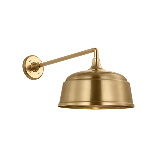 Academy 12.5" Mack Barn Light - Rockhouse Shade by Visual Comfort
