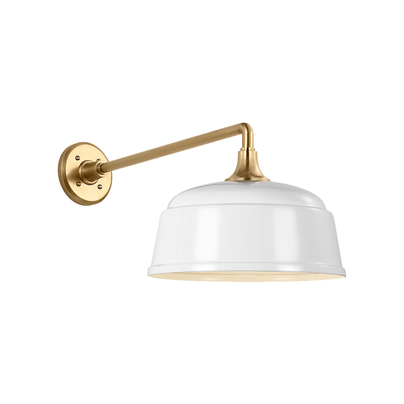 Academy 12.5" Mack Barn Light - Rockhouse Shade by Visual Comfort