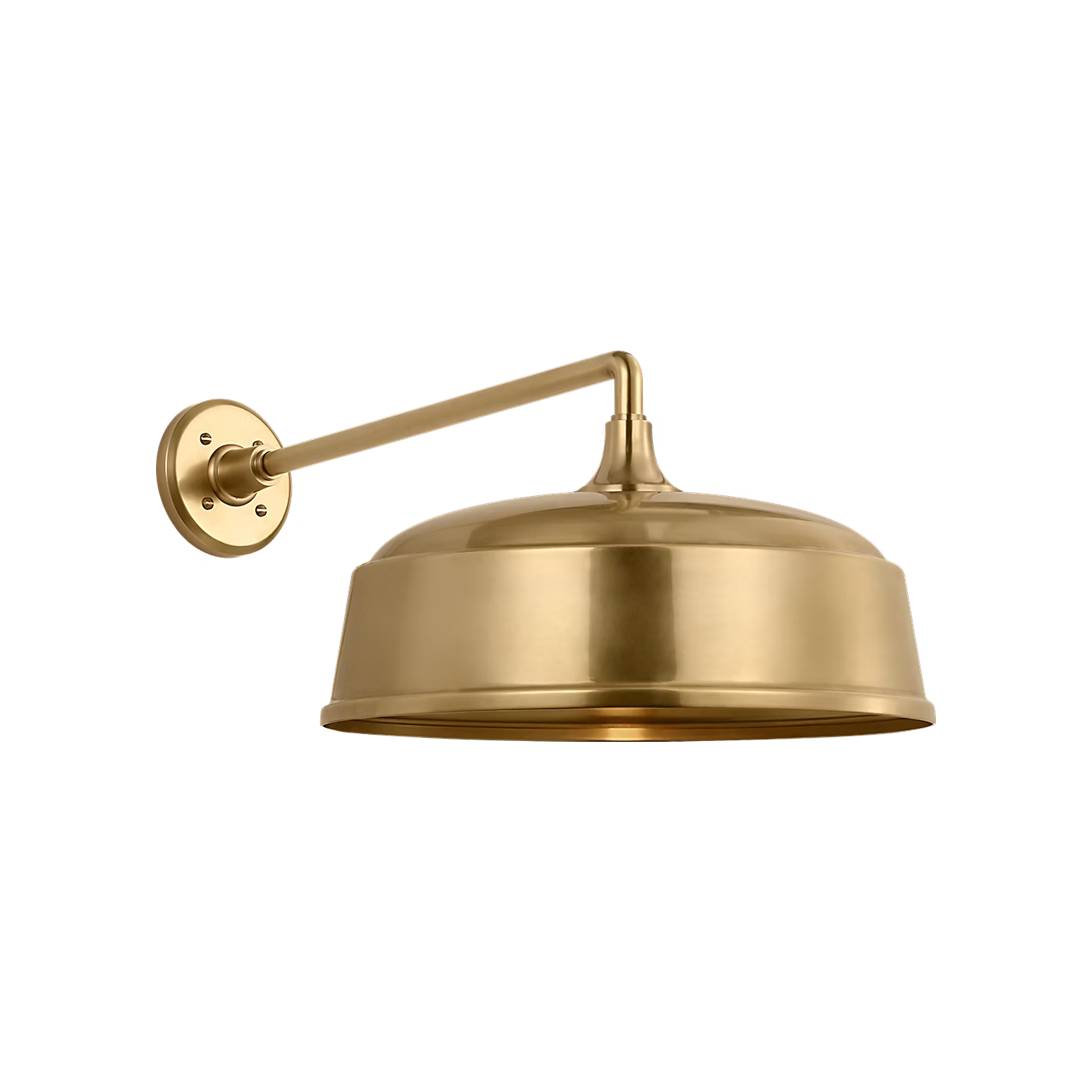 Academy 16" Mack Barn Light - Rockhouse Shade by Visual Comfort