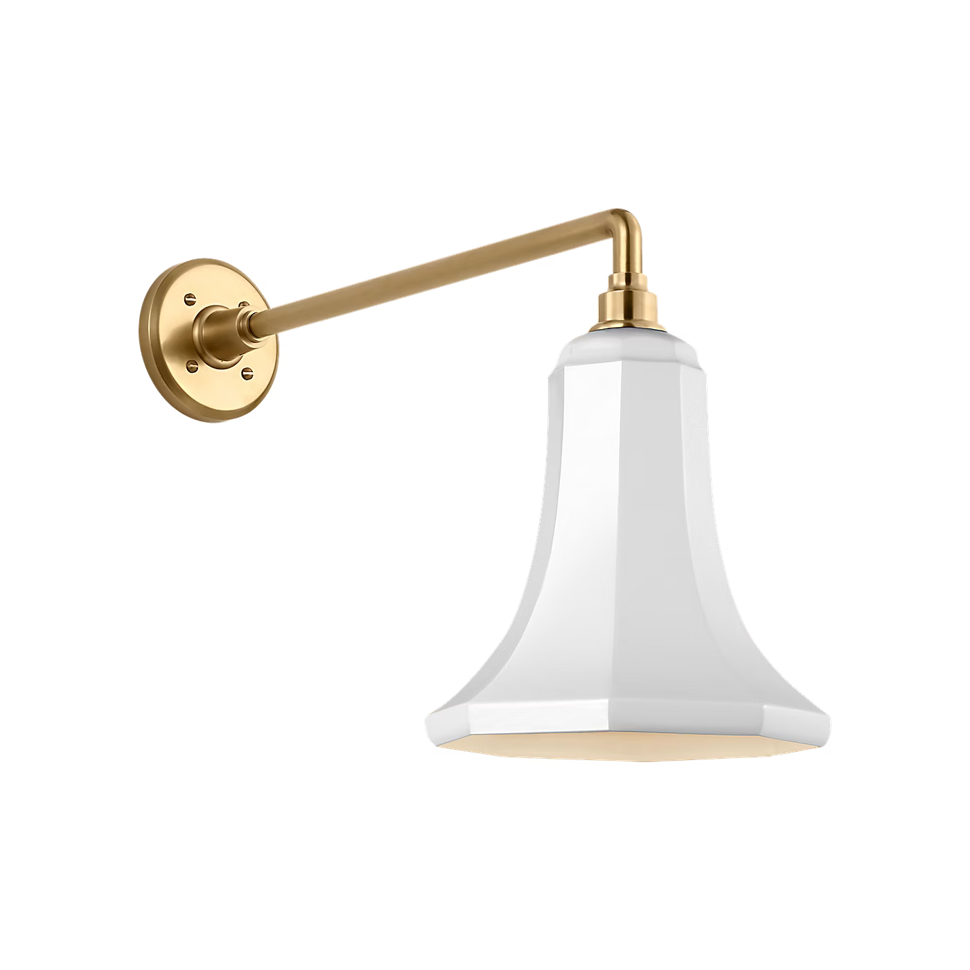 Academy 9.25" Mack Barn Light - Savannah Shade by Visual Comfort