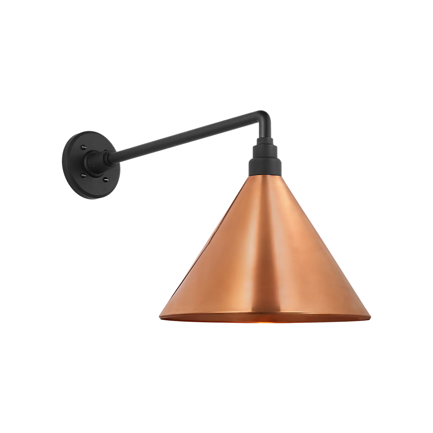 Academy 12.5" Mack Barn Light - Conical Savannah Shade by Visual Comfort