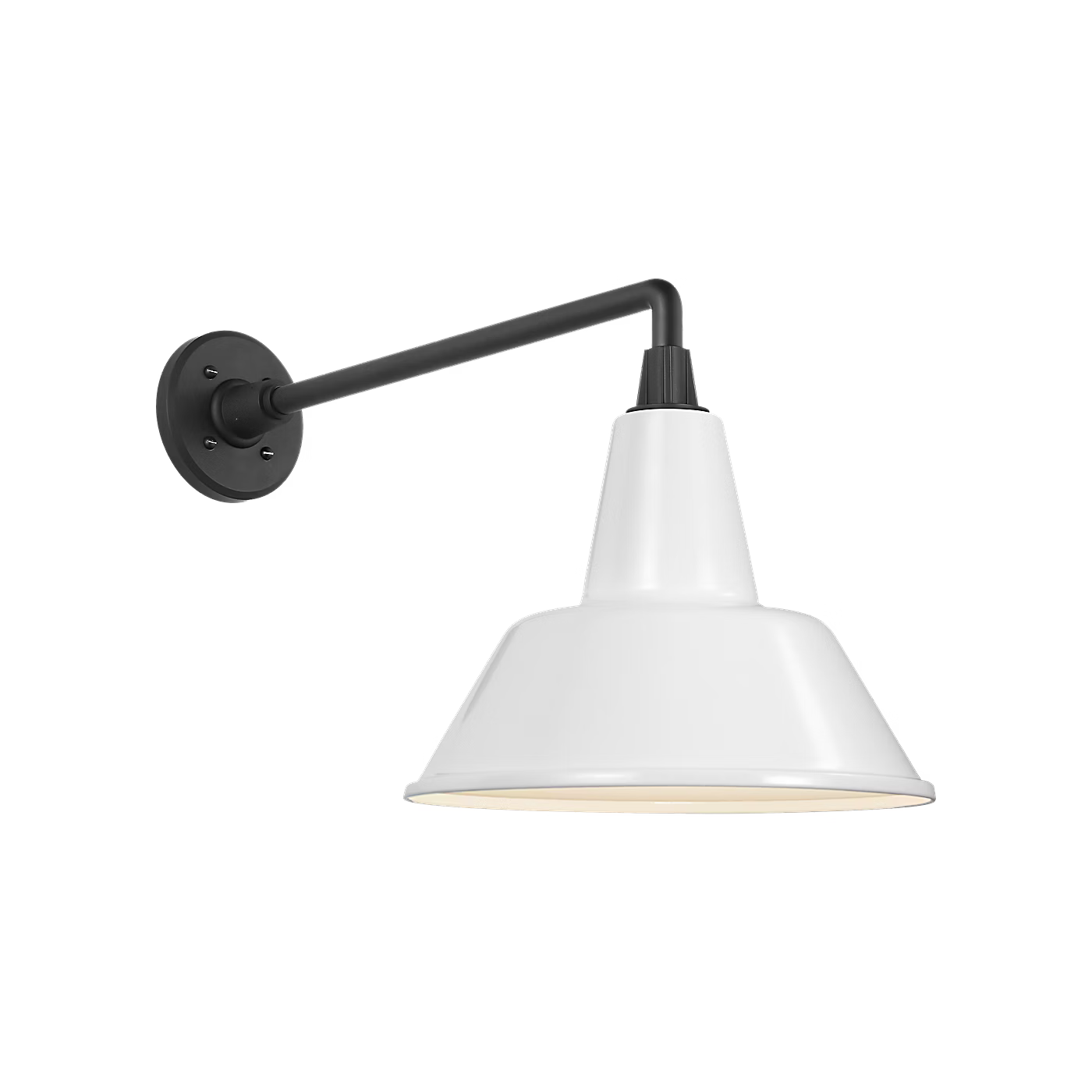 Academy 12.5" Mack Barn Light - Bowers Shade by Visual Comfort