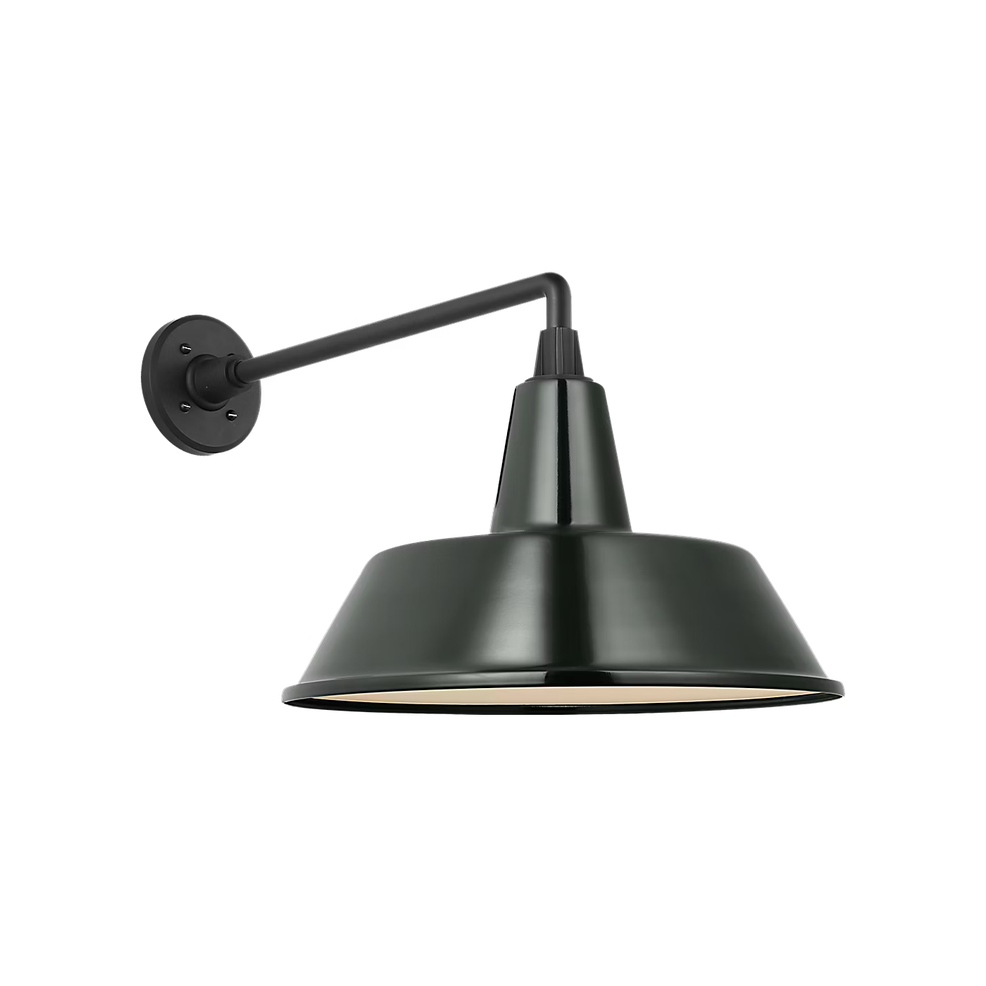 Academy 16" Mack Barn Light - Bowers Shade by Visual Comfort