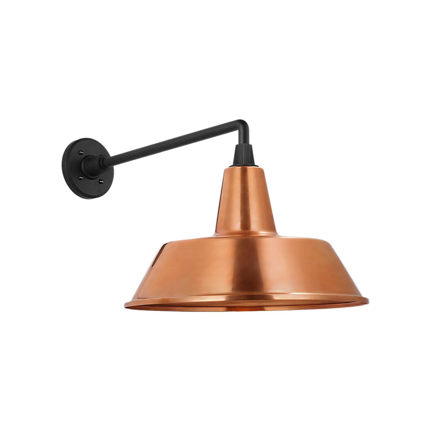 Academy 16" Mack Barn Light - Bowers Shade by Visual Comfort