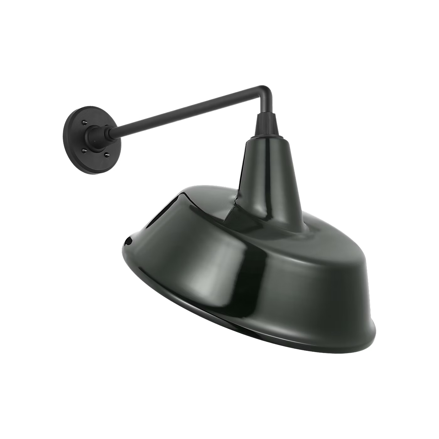 Academy 16" Mack Barn Light - Tilted Bowers Shade by Visual Comfort