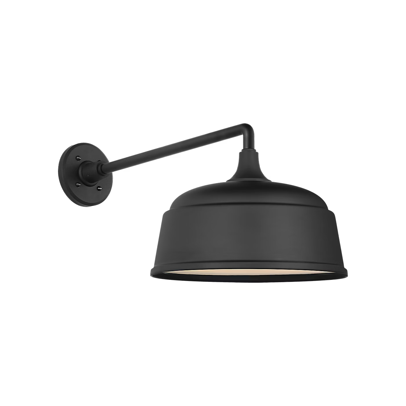 Academy 12.5" Mack Barn Light - Rockhouse Shade by Visual Comfort