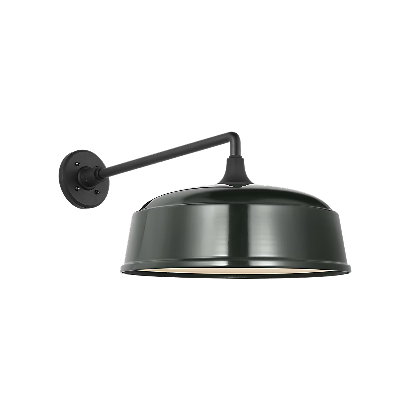 Academy 16" Mack Barn Light - Rockhouse Shade by Visual Comfort