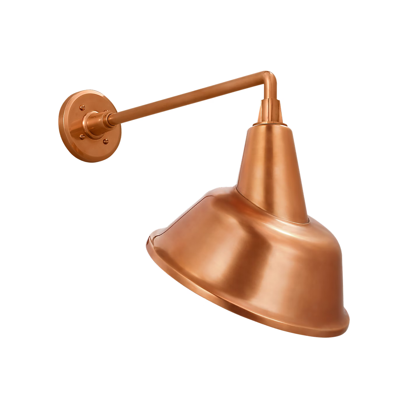 Academy 12.5" Mack Barn Light - Tilted Bowers Shade by Visual Comfort