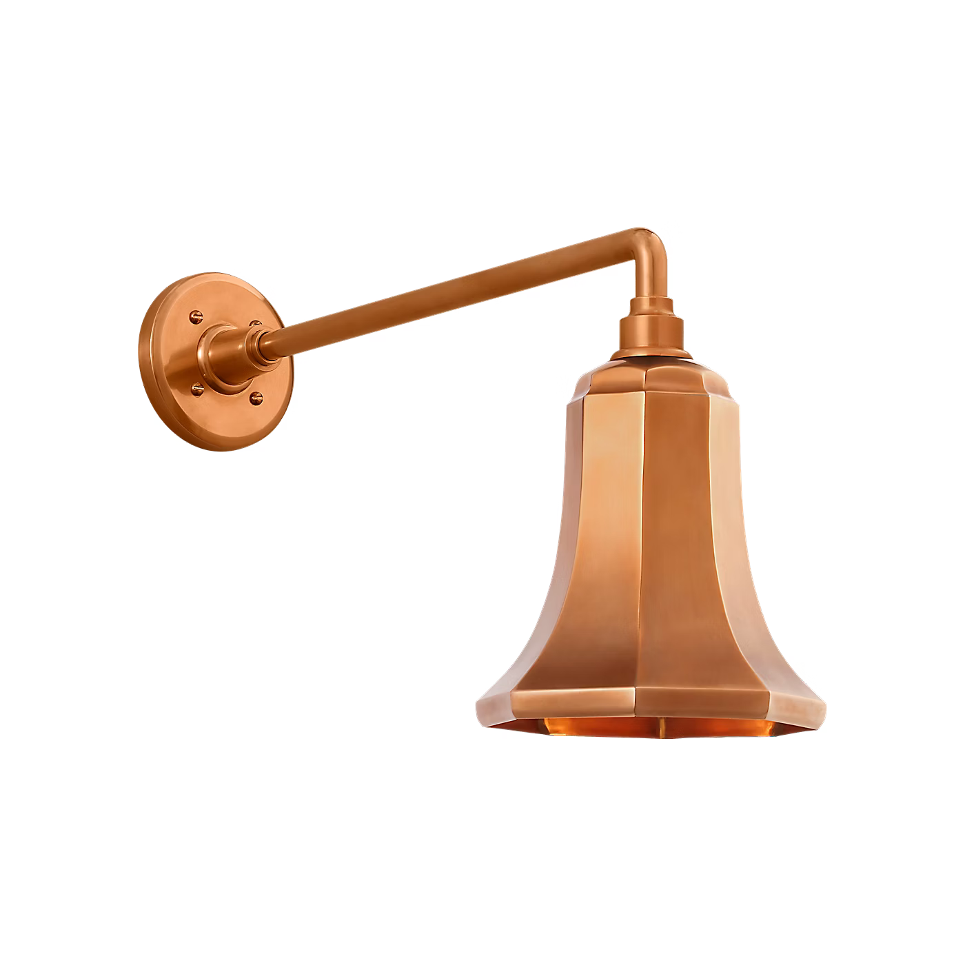 Academy 7.5" Mack Barn Light - Savannah Shade by Visual Comfort