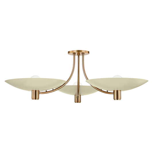 Troy Lighting Wolfe Semi Flush