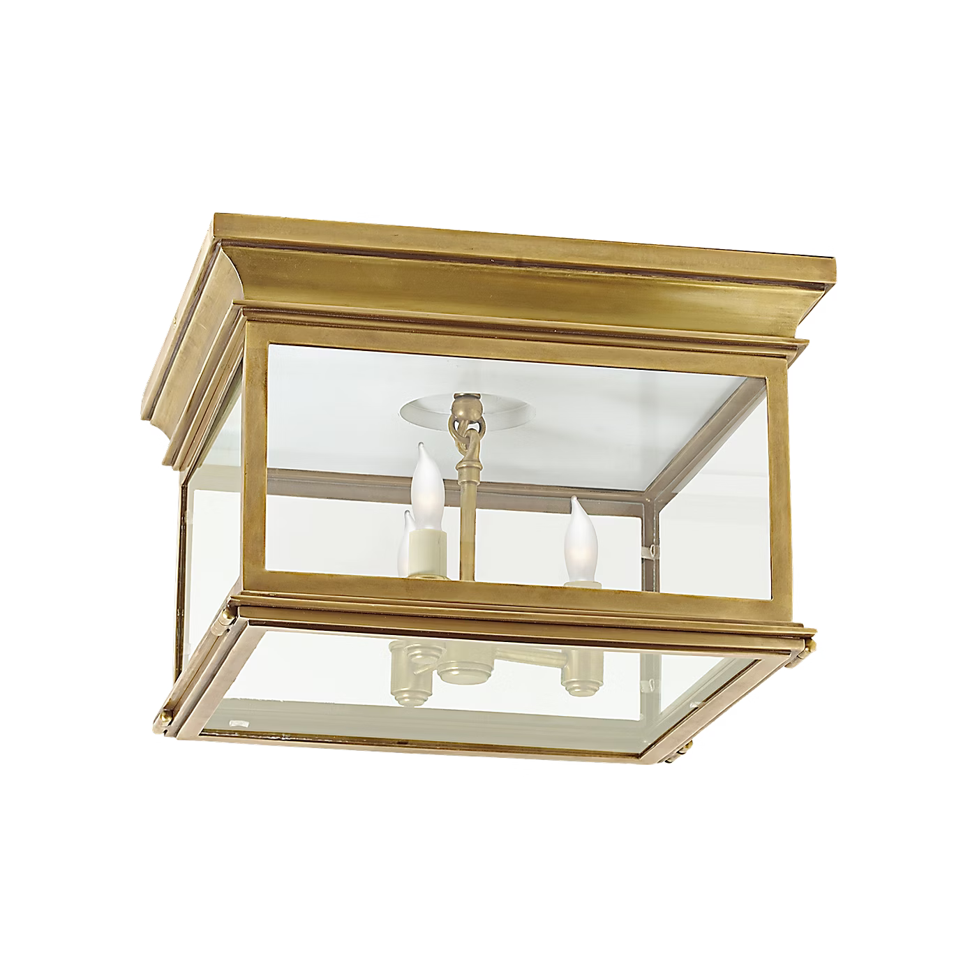 Club Large Square Flush Mount