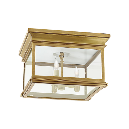 Club Large Square Flush Mount