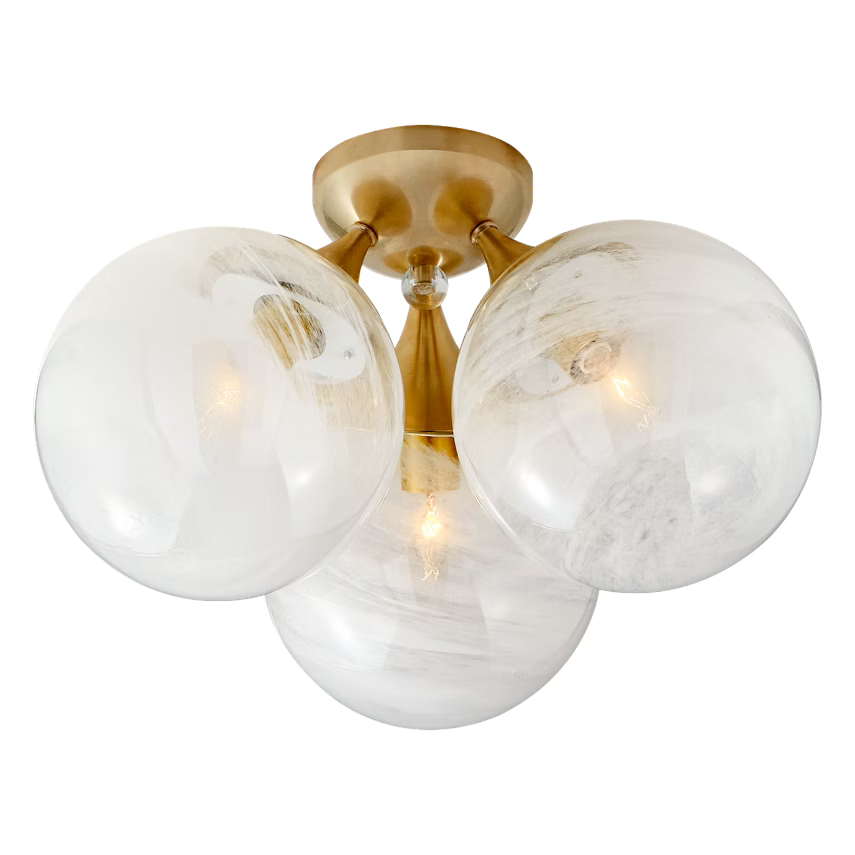 Cristol Large Triple Flush Mount