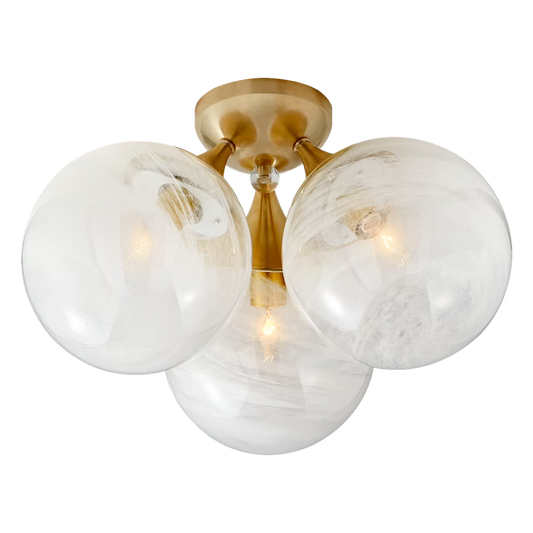 Cristol Large Triple Flush Mount