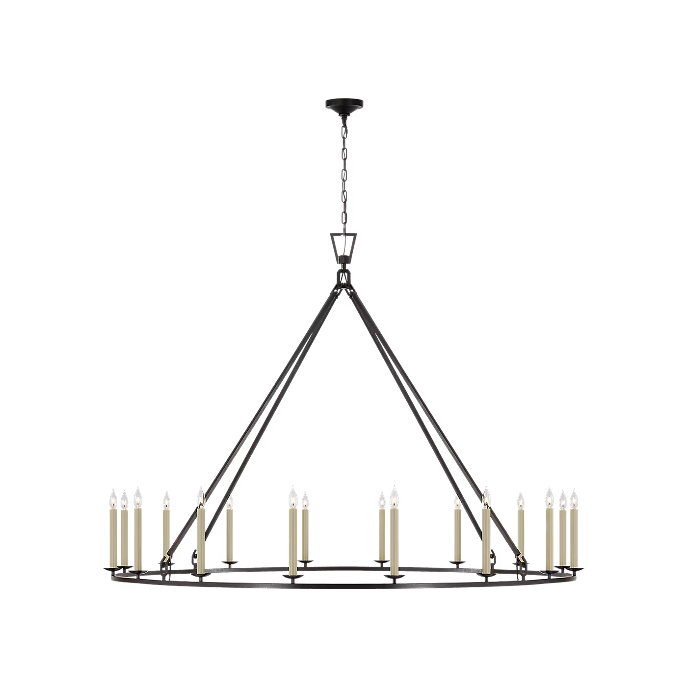 Darlana Grande Single Ring Chandelier