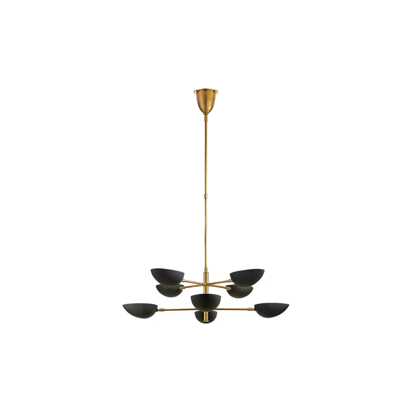 Graphic Large Two-Tier Chandelier