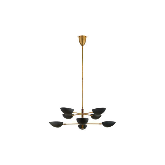 Graphic Large Two-Tier Chandelier