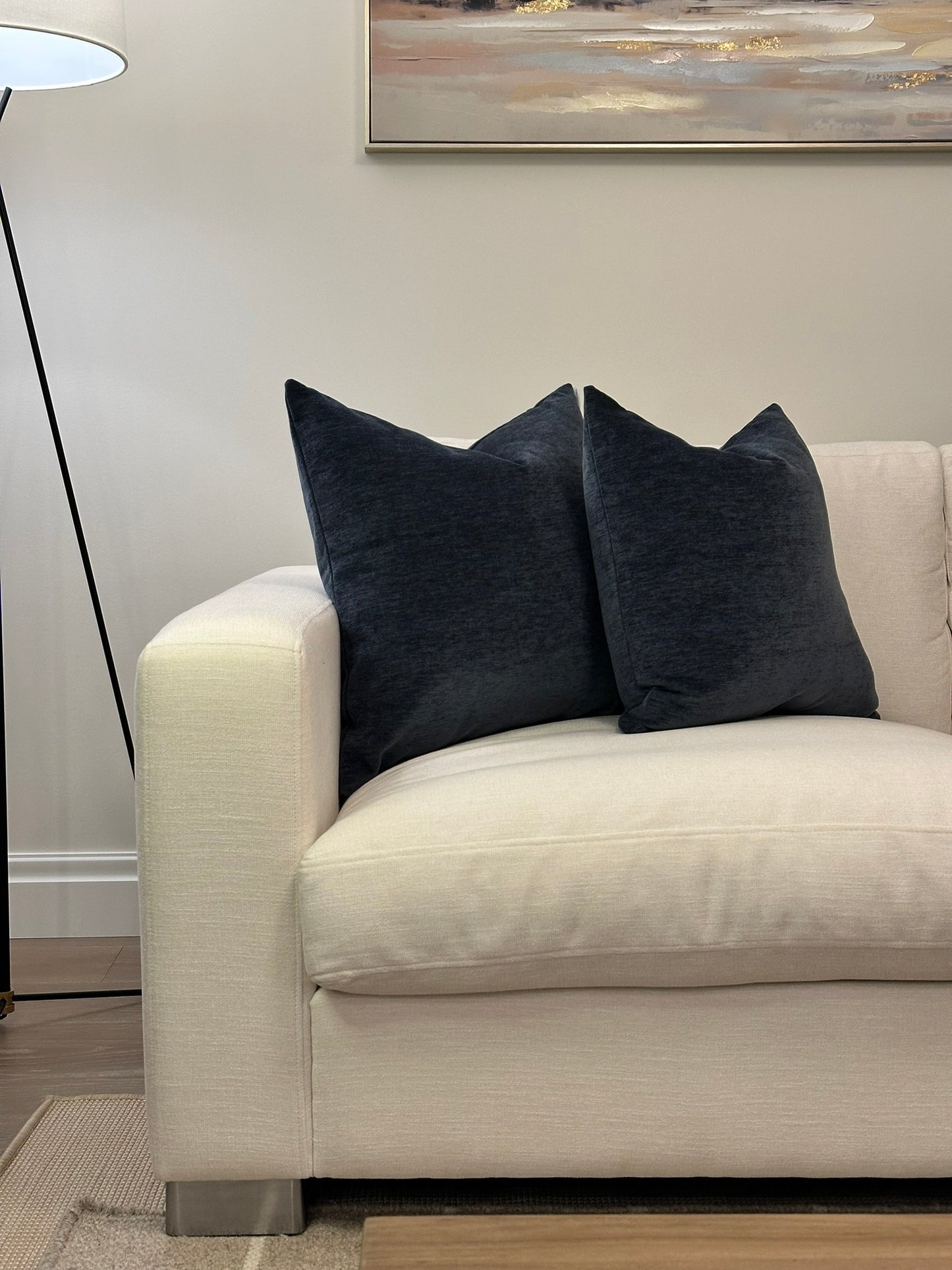 Cascade Velvet Throw Pillow