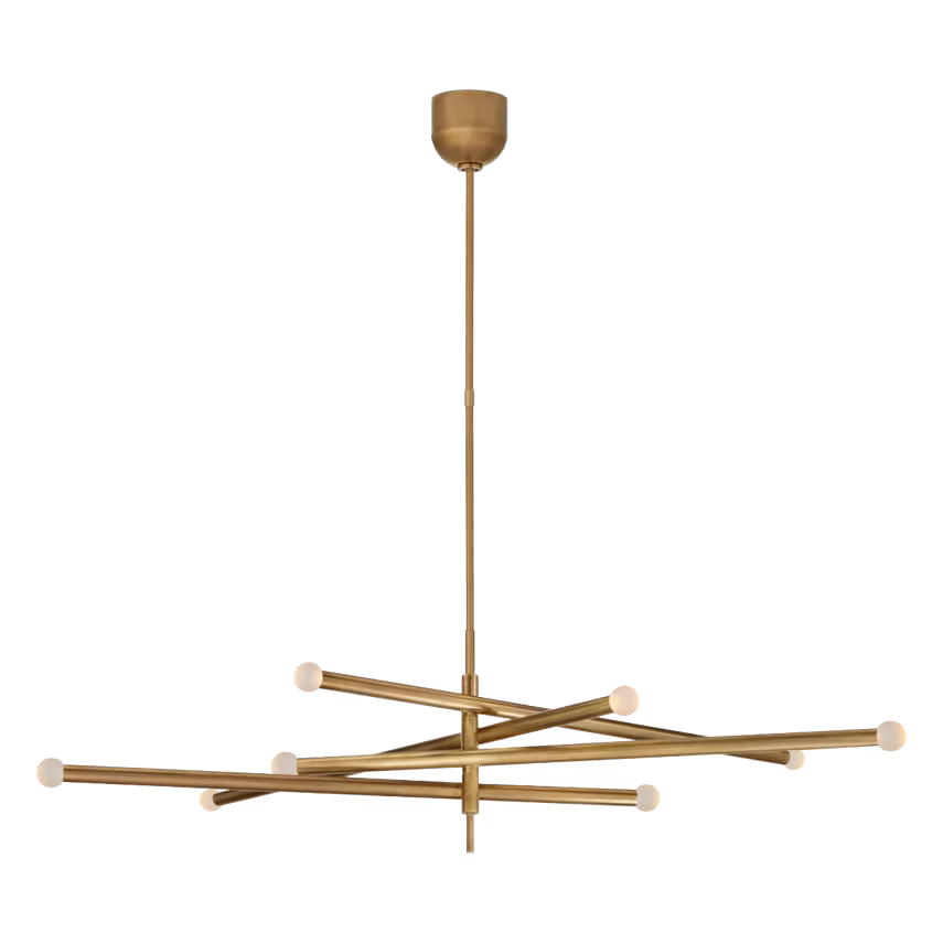 Rousseau Grande Eight Light Articulating Chandelier