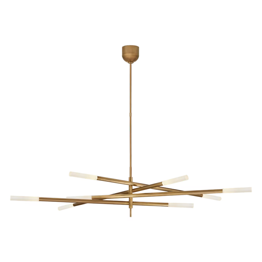 Rousseau Grande Eight Light Articulating Chandelier