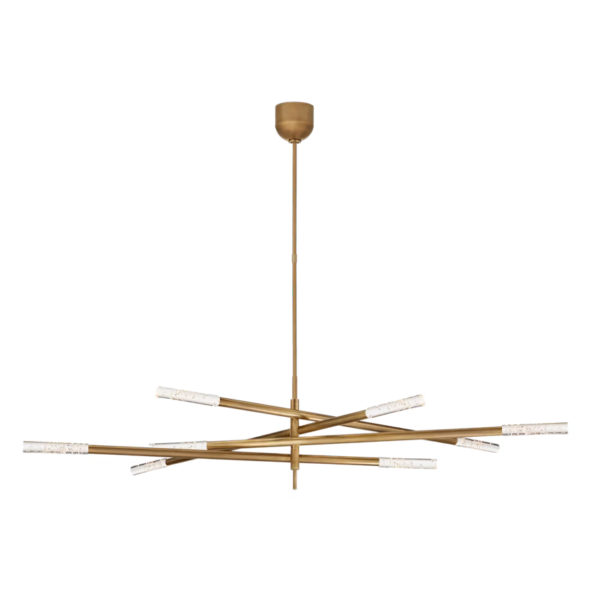 Rousseau Grande Eight Light Articulating Chandelier