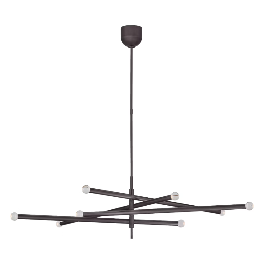 Rousseau Grande Eight Light Articulating Chandelier