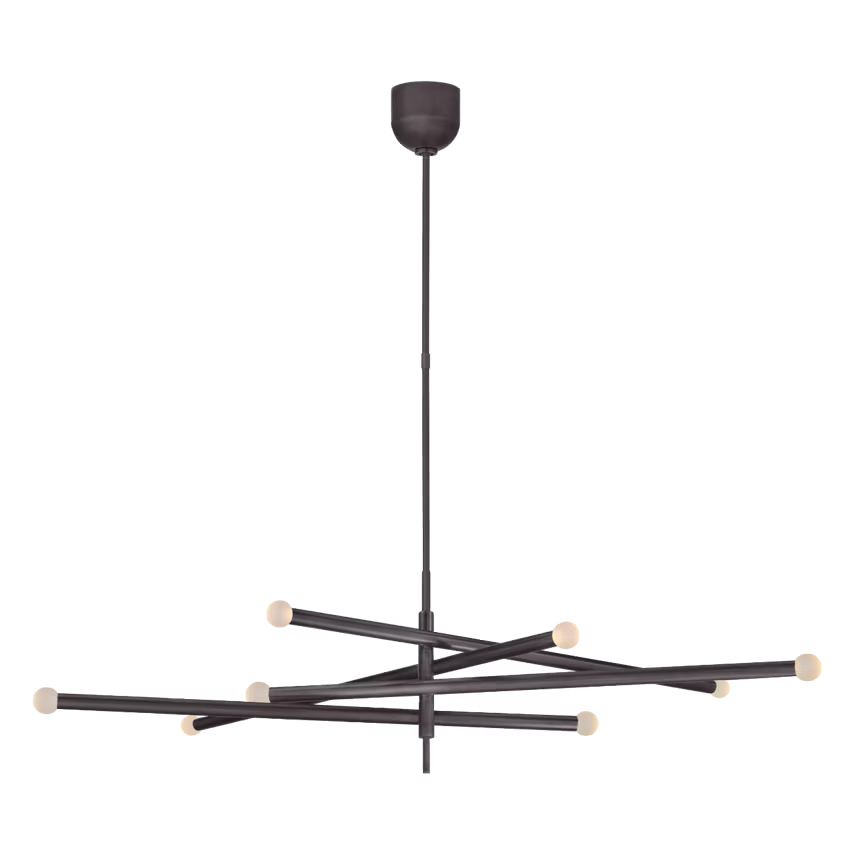 Rousseau Grande Eight Light Articulating Chandelier