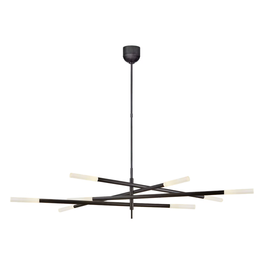 Rousseau Grande Eight Light Articulating Chandelier