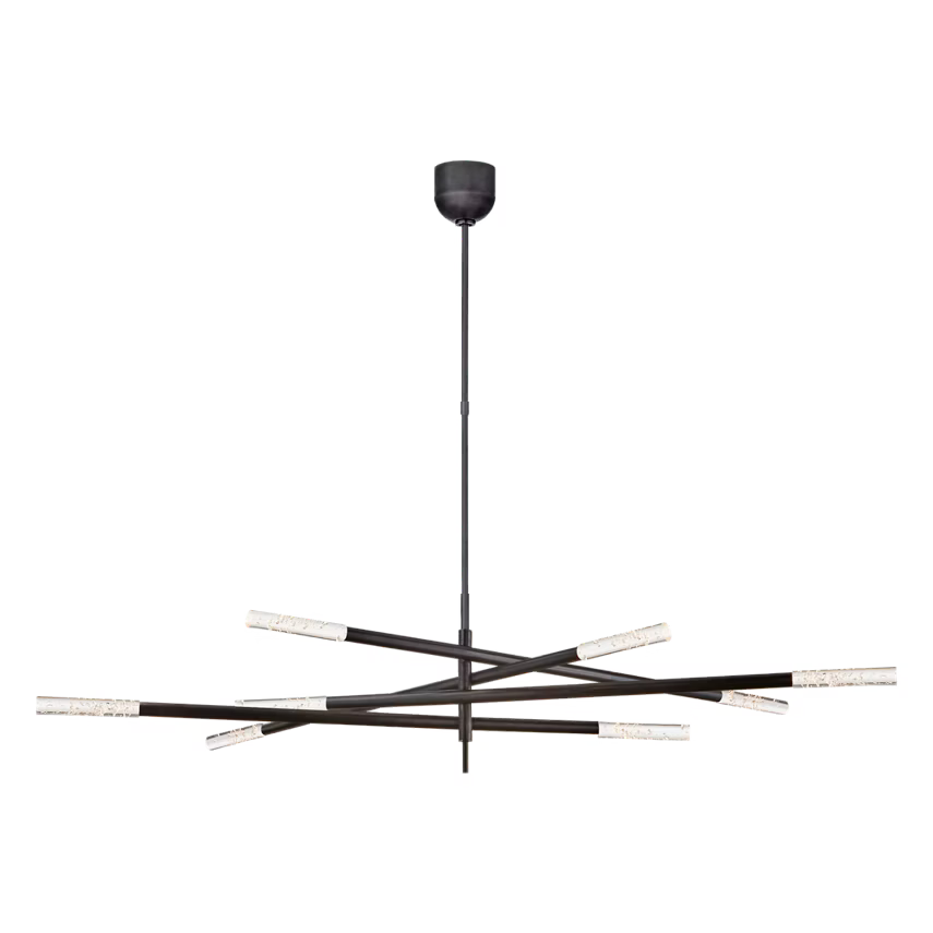 Rousseau Grande Eight Light Articulating Chandelier