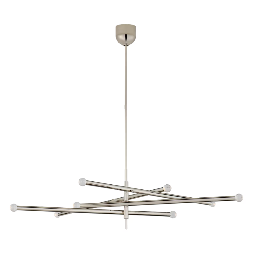 Rousseau Grande Eight Light Articulating Chandelier