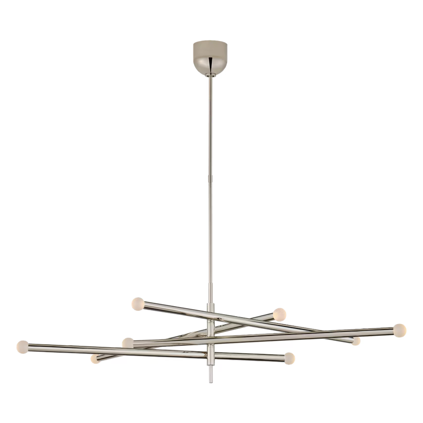 Rousseau Grande Eight Light Articulating Chandelier