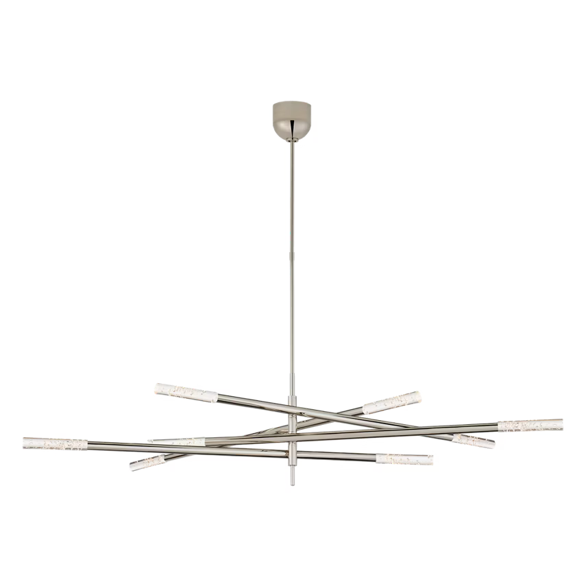 Rousseau Grande Eight Light Articulating Chandelier