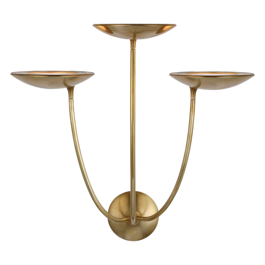 Keira Large Triple Sconce