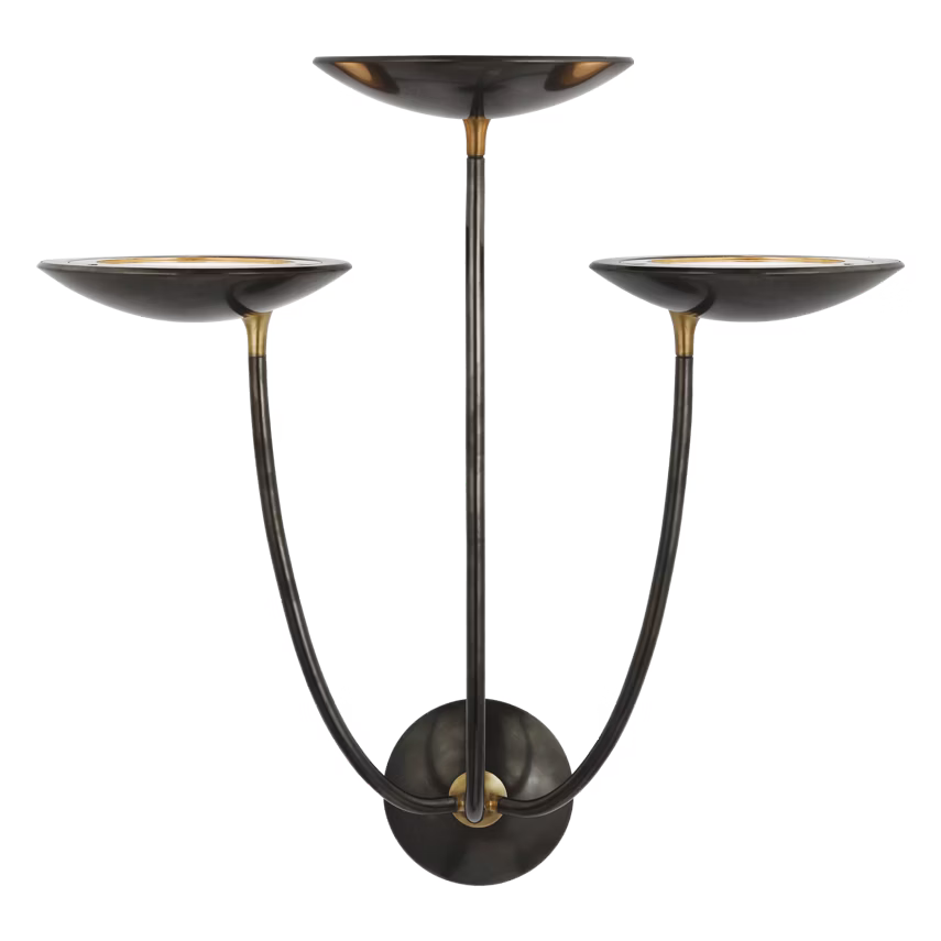 Keira Large Triple Sconce