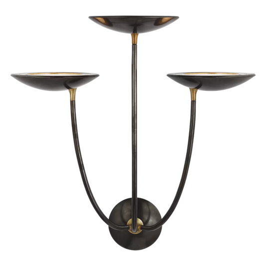Keira Large Triple Sconce