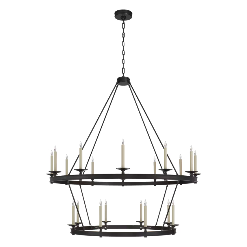Launceton Grande Two Tiered Chandelier