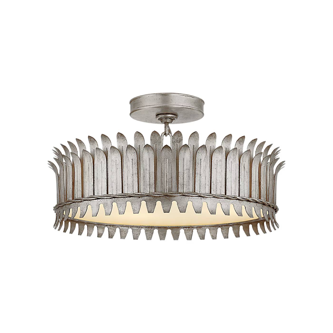Leslie 16" Semi-Flush