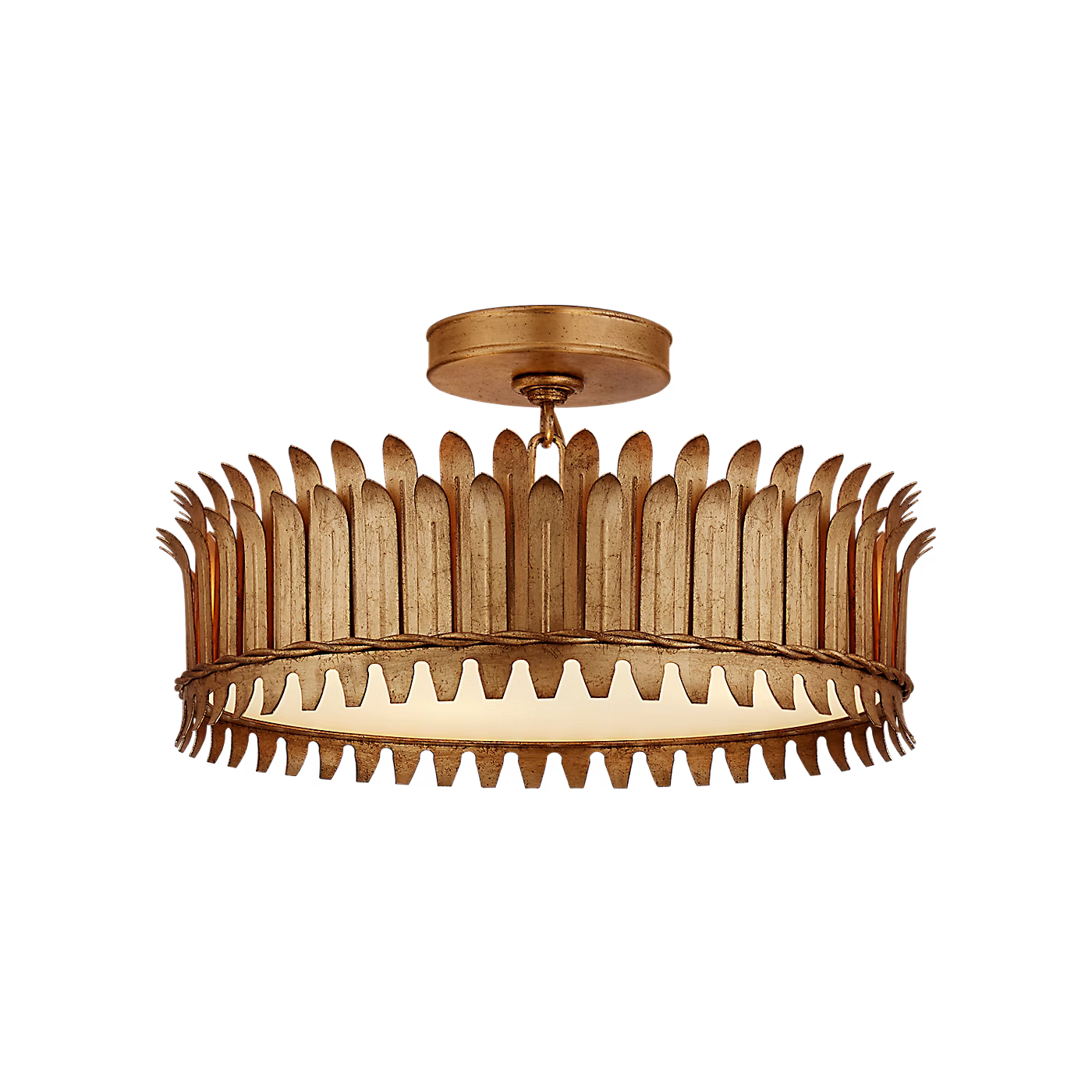 Leslie 16" Semi-Flush