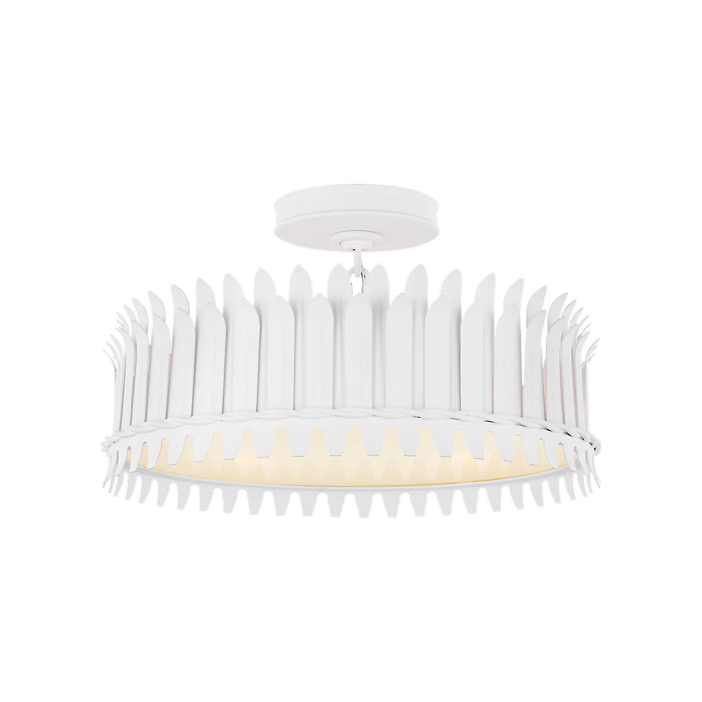 Leslie 16" Semi-Flush