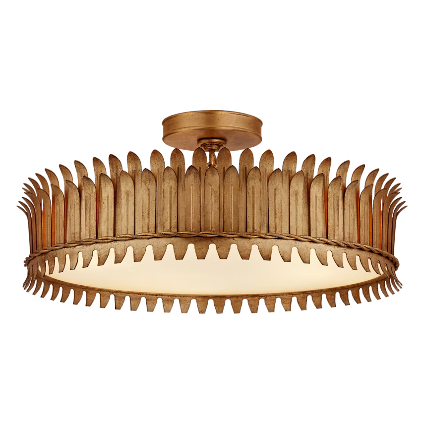 Leslie 21" Semi-Flush