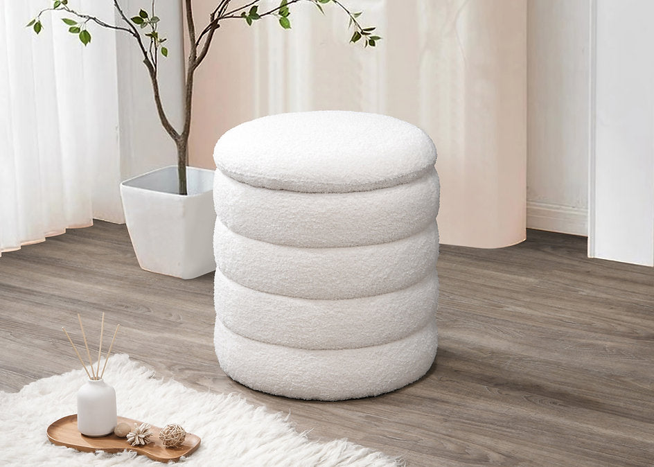 Arden Round Storage Ottoman