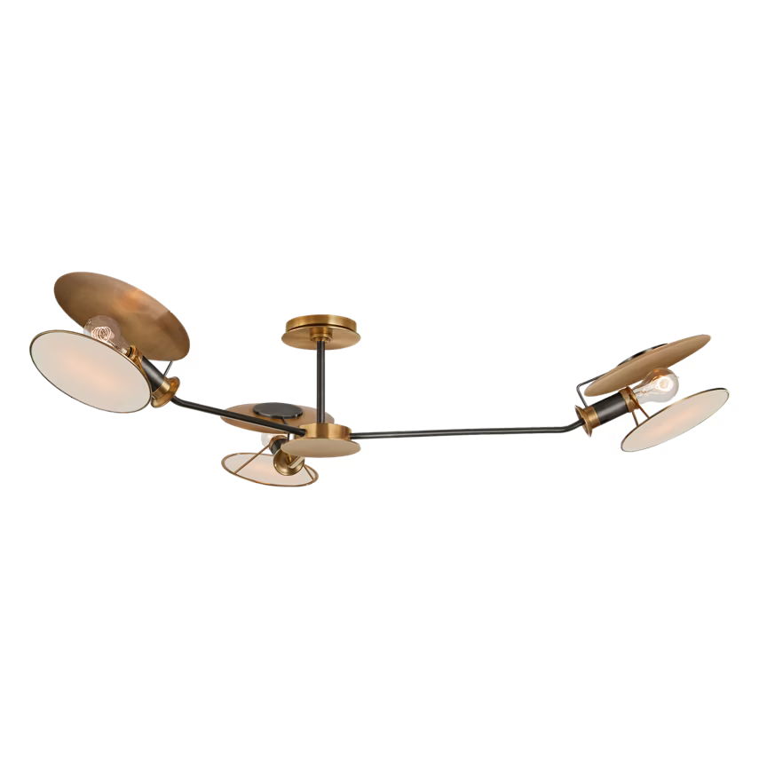 Osiris Large Asymmetric Semi-Flush Mount