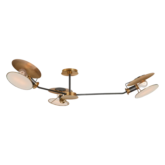 Osiris Large Asymmetric Semi-Flush Mount